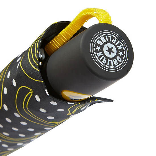 Kipling Auto Open Printed Umbrella Aksesuar Siyah | TR 1506MQ